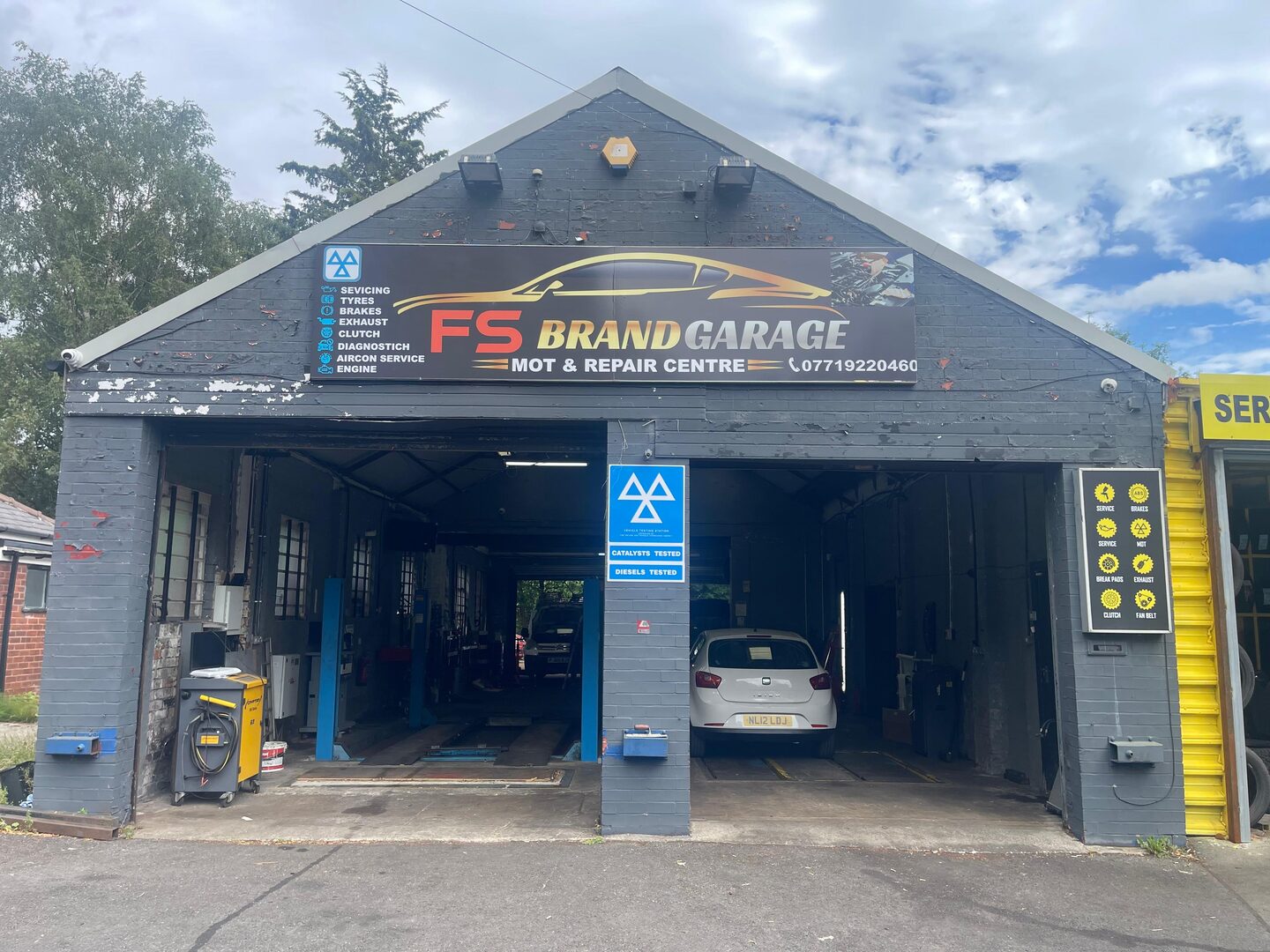 FS Brand Garage workshop in Bolton